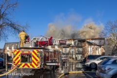 Smoke from the apartment and attic space picks up. Larry Shapiro photo