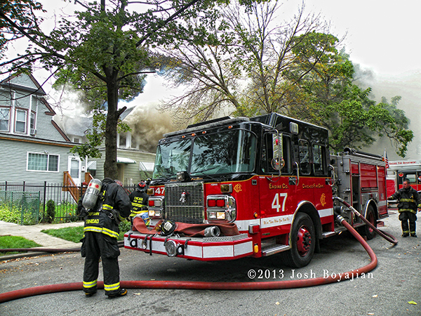 Chicago Fire Department battles 2-11 alarm fire