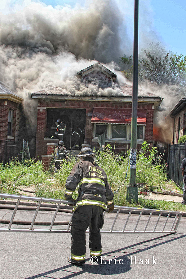 Chicago Fire Department house fire