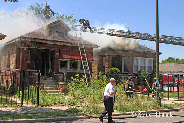 Chicago Fire Department house fire