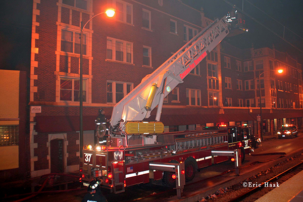 Chicago Fire Department battles massive blaze