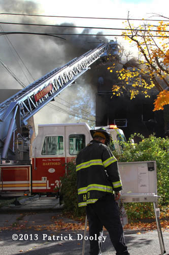 house fire in Hartford CT 10-20-13