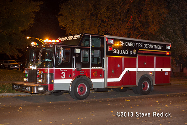 Chicago Fire tv show fire truck