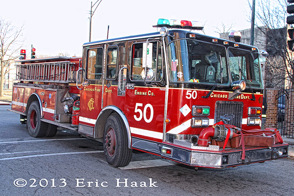 Chicago Spartan Luverne Fire Engine #50