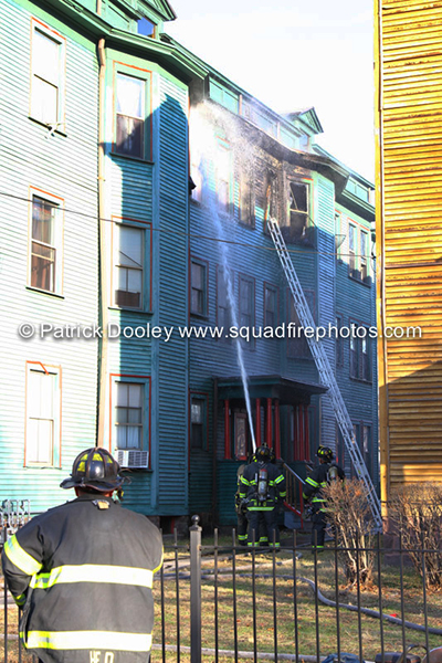 Hartford CT firefighters battle house fire
