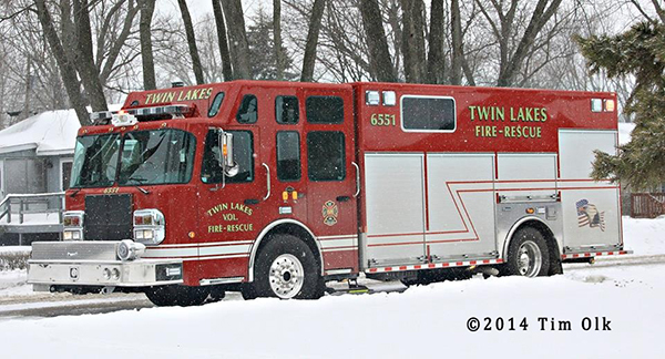 Twin Lakes Fire Department squad