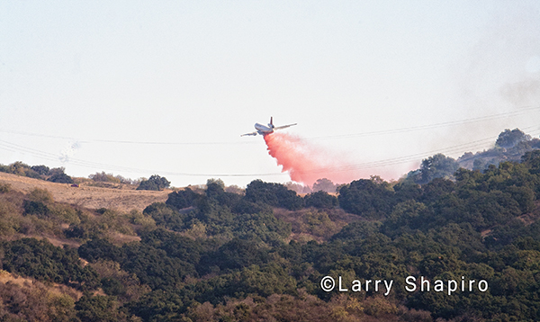 DC-10 working at the Freeway fire in 2008
