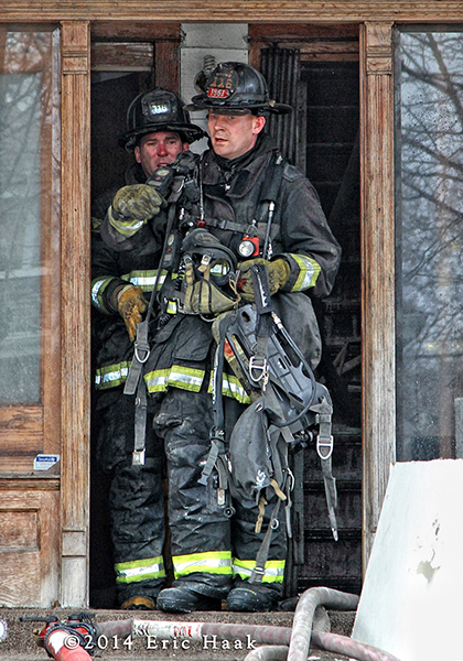 firemen after fighting a fire
