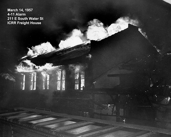 massive fire in Chicago in 1957