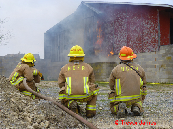 firefighter live-fire training