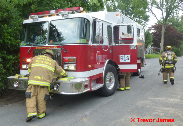 fire trucks in Bethesda MD