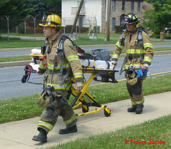 firemen with stretcher