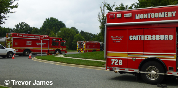 Montgomery County Fire & Rescue fire trucks