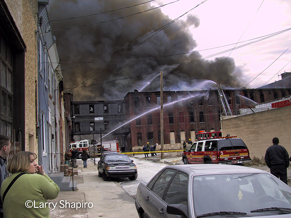 huge fire in Philadelphia