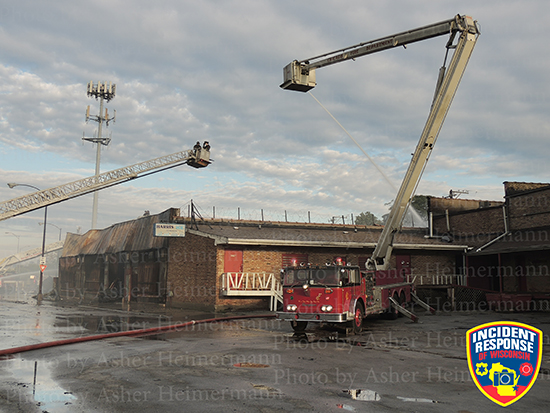 Chicago fire scene photo with Snorkel