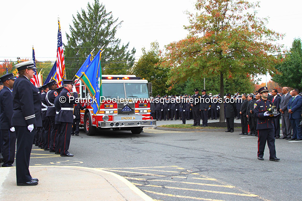 Firefighter LODD funeral
