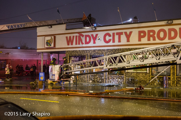 grocery store destroyed by fire