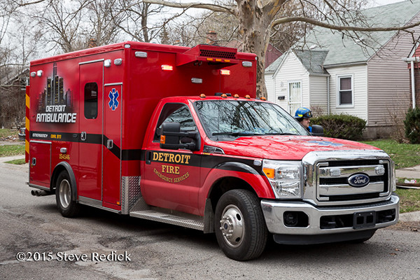 Detroit Fire Department ambulance