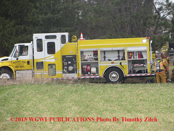 fire truck with enclosed pump panel