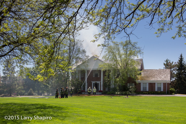 large mansion fire in South Barrington