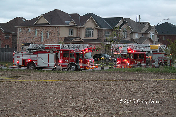fire trucks in Waterloo Ontario Canada
