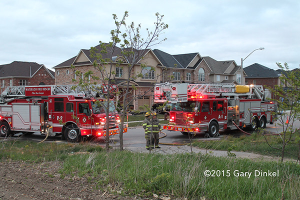 fire trucks in Waterloo Ontario Canada