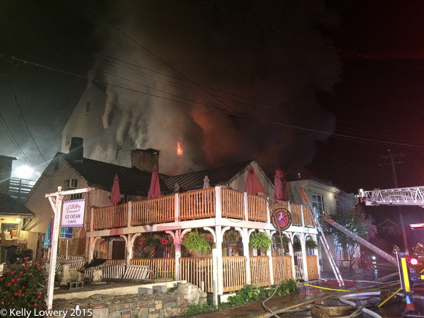 historic building on fire in Virginia