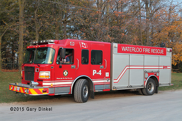 Waterloo Ontario fire engine