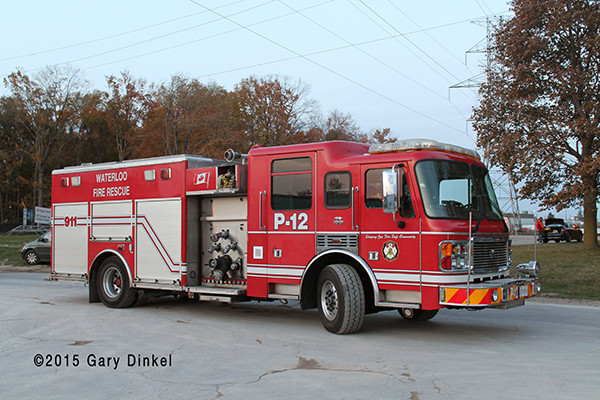 Waterloo Ontario fire engine