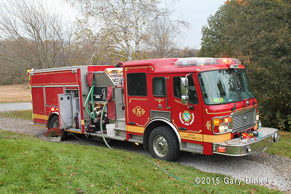 Cambridge Ontario fire engine