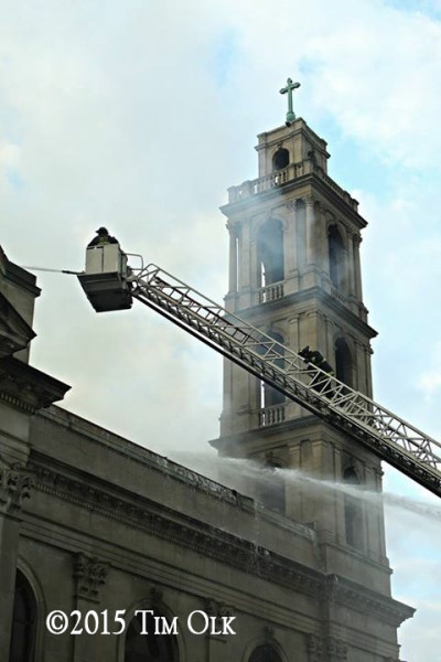 Chicago firefighters at work
