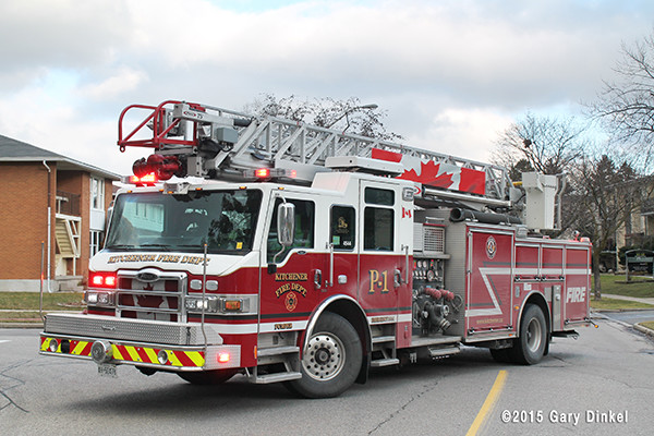 Kitchener Ontario FD fire engine
