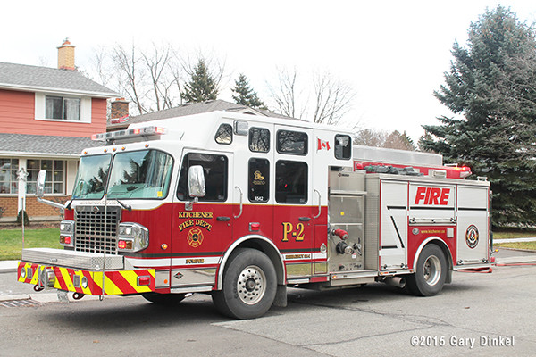 Kitchener Ontario FD fire engine