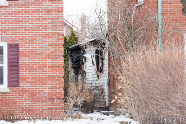 damage from Park Ridge IL house fire