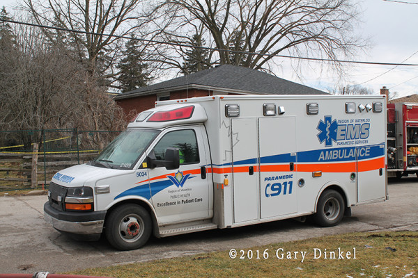 ambulance in Cambridge Ontario