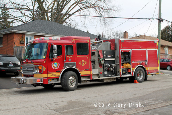 Cambridge Ontario American LaFrance fire engine 
