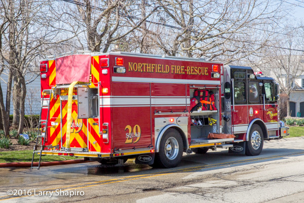 E-ONE e-MAX fire engine in Northfield IL