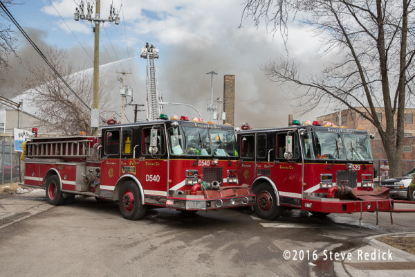 Chicago FD spare fire engines