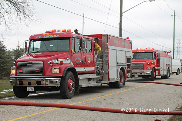 Freight liner fire truck in Canada