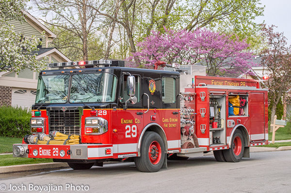 Carol Strean Fire District fire engine