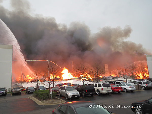 Room Place warehouse fire in Lemont IL