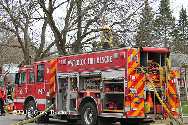 Waterloo Fire Rescue fire engine