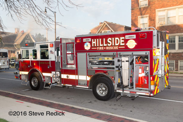 Hillside Fire Department fire engine 