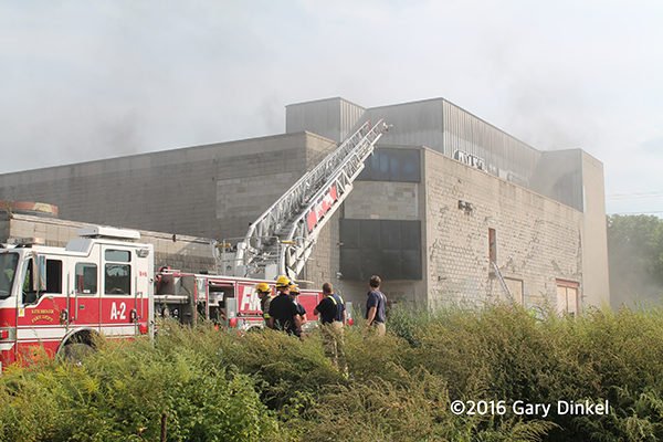 building fire in Kitchener Ontario