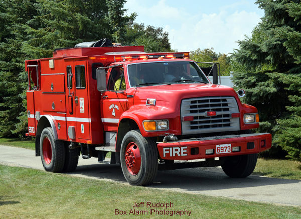 Former US Forestry Service fire engine