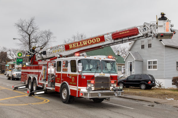 Bellwood Fire Department tower ladder