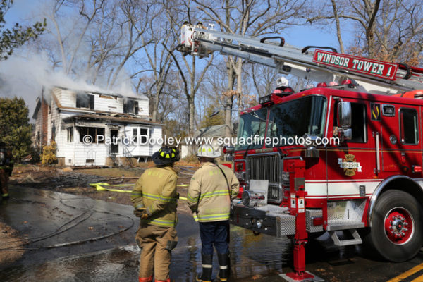 fire chief at house fire