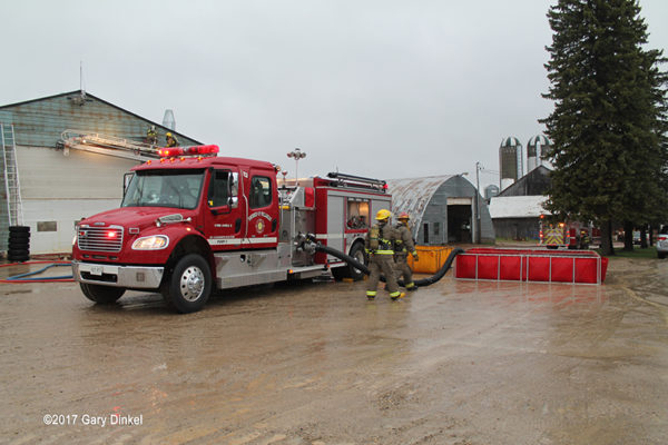 firefighters in Wellesley Township Ontario