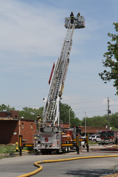 Matteson FD tower ladder