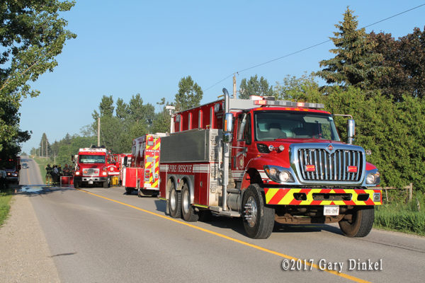 fire trucks in Wellesley Township Ontario